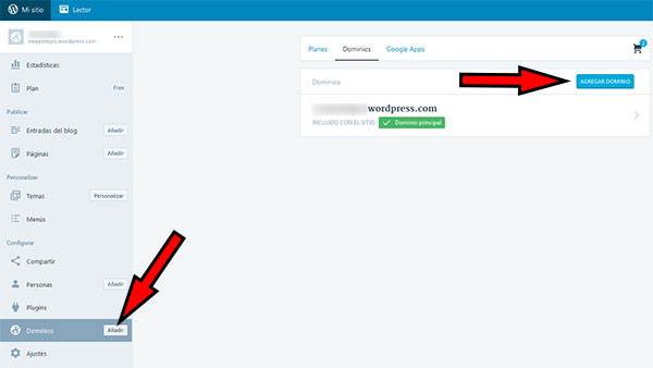 ¿Cómo cambiar el dominio en WordPress gratis?